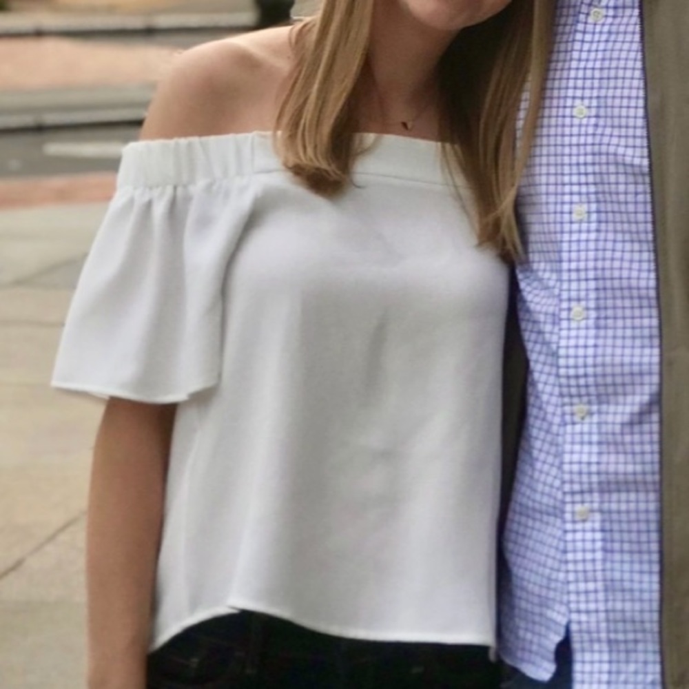 Off the shoulder blouse